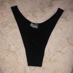 Black High Waisted Bikini Bottoms
